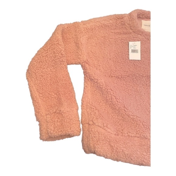 THREAD & SUPPLY Crewneck Pullover Sweater In Blush - Picture 3 of 9